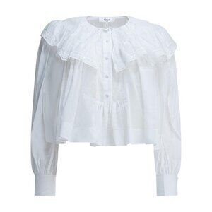 Chloé Casual Top With Ruffles Tag Size 38 Women
